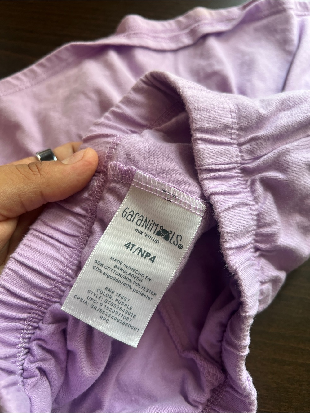 Garanimals Lavender Ruffle Skort - Picture 3 of 4